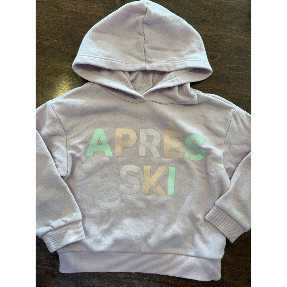 Lavender Apres Ski Toddler Hoodie Size 3T